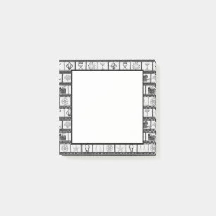 Gamla Hollywood Film Notes Post-it Block