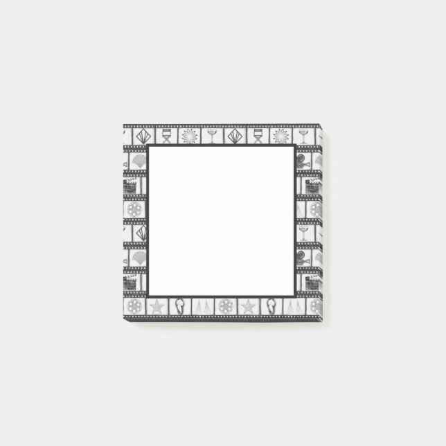 Gamla Hollywood Film Notes Post-it Block (Framsida)