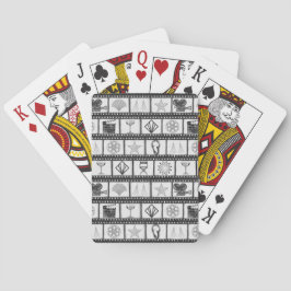 Gamla Hollywood-filmuppspelningskort Casinokort
