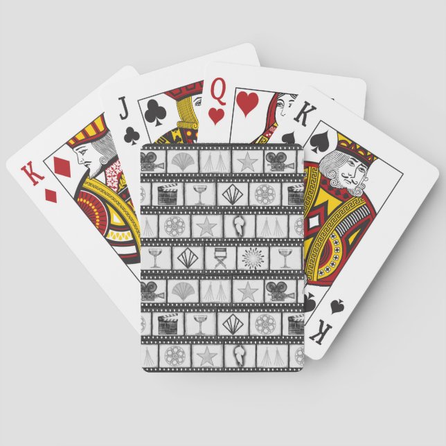 Gamla Hollywood-filmuppspelningskort Casinokort (Baksidan)