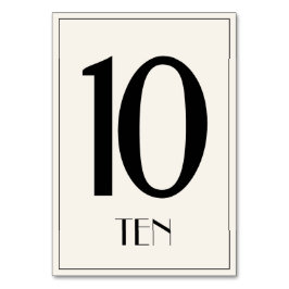 Gamla Hollywood Stil Bordsnummer