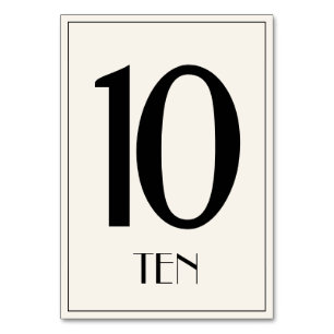 Gamla Hollywood Stil Bordsnummer