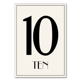 Gamla Hollywood Stil Bordsnummer