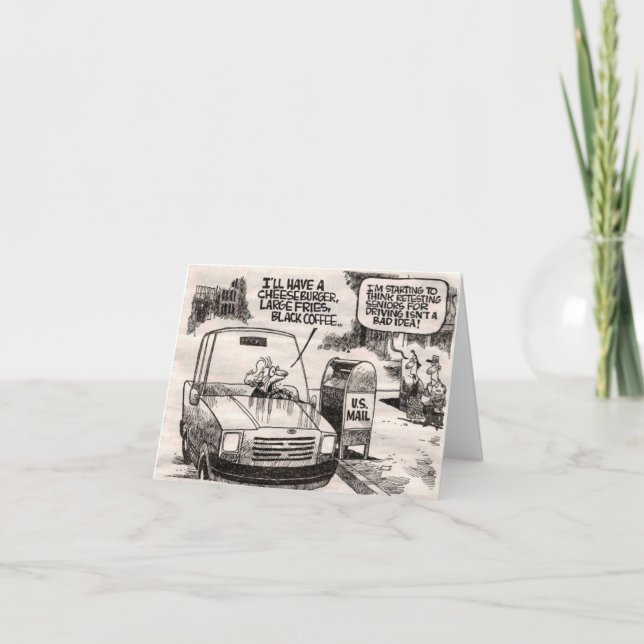 Gamla Humor Kort (Framsida)