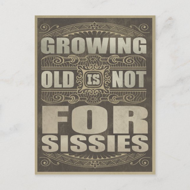 Gamla Humor Vykort (Framsida)