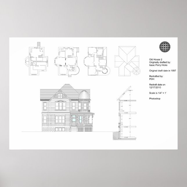 Gamla hus 2 poster (Framsidan)