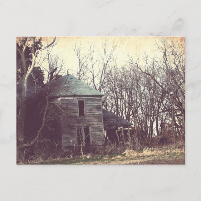 Gamla hus 4 vykort (Framsida)