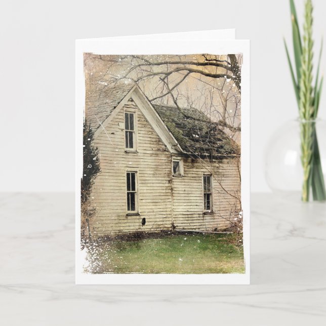 Gamla hus kort (Framsida)