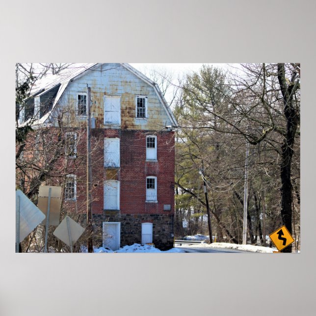 Gamla hus poster (Framsidan)