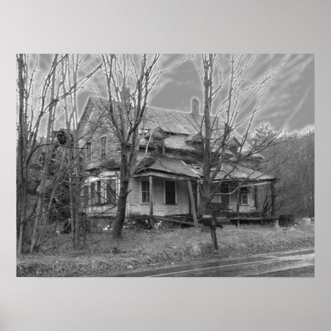 Gamla hus ~ print poster (Framsidan)