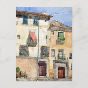 Gamla huset i Segovia, Spanien Cass Gilbert Vykort