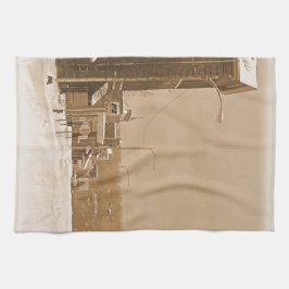 Gamla huvudgatan i Snö Kökshandduk