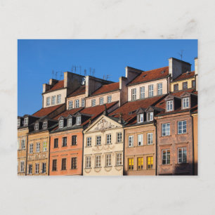 Gamla hyresbostäder i Warszawa Vykort