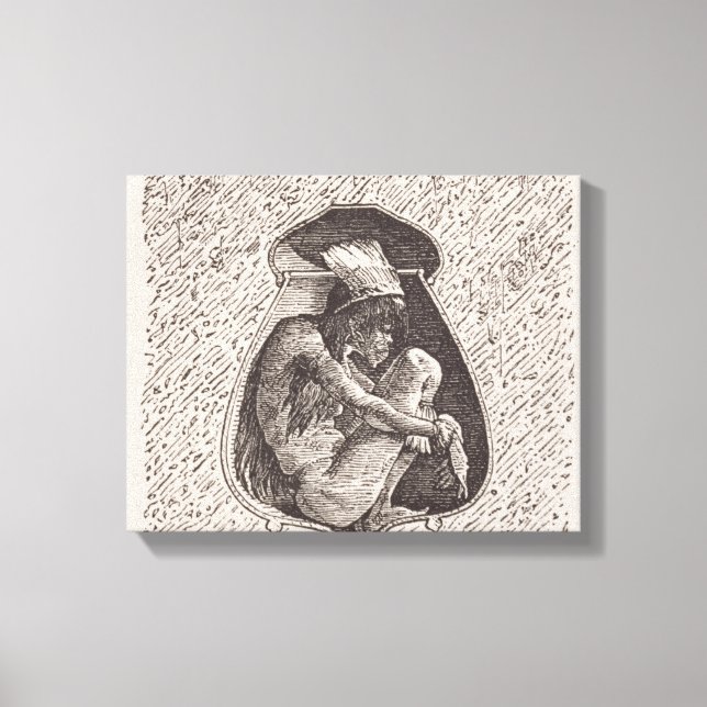 Gamla indiska kyrkogårdar canvastryck (Framsida)