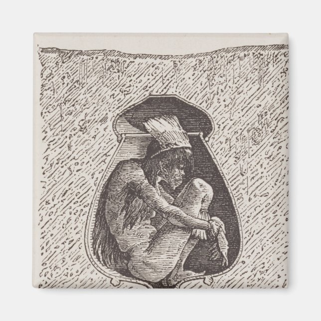 Gamla indiska kyrkogårdar magnet (Framsidan)