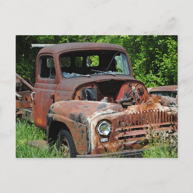 Gamla Internationell Pickup Vykort (Framsida)