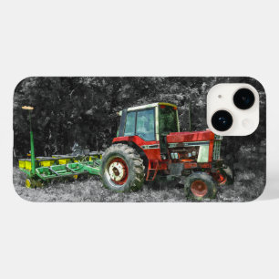Gamla Internationell Tractor Painterly