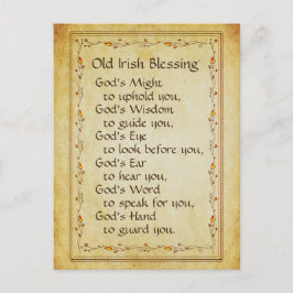Gamla irländska välsignelser, Gud kan hjälpa dig Vykort
