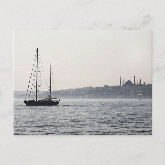 Gamla Istanbul Sailing Vykort (Framsida)