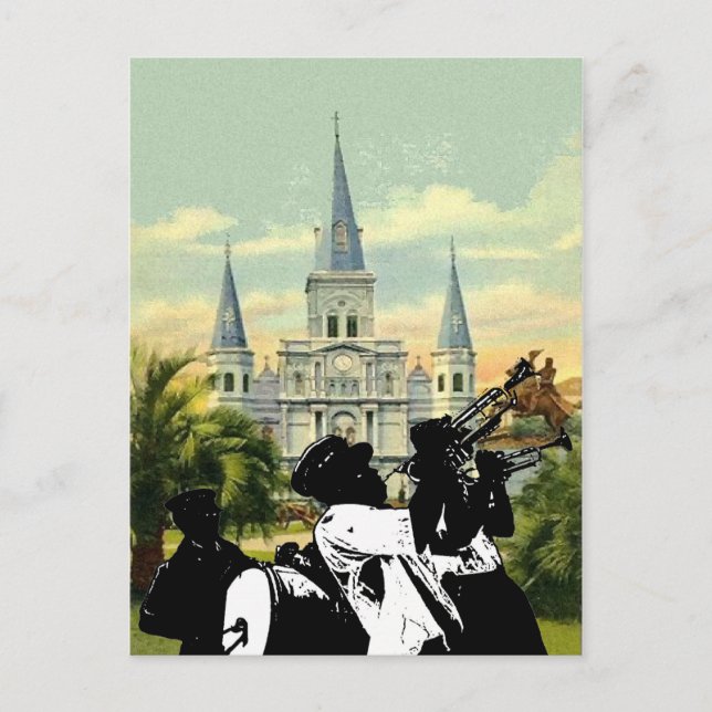 Gamla Jackson Square Vykort (Framsida)