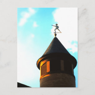 Gamla Jake Weather Vane Vykort