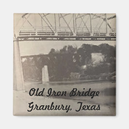 Gamla Järn Bridge Magnet, Granbury Texas Magnet