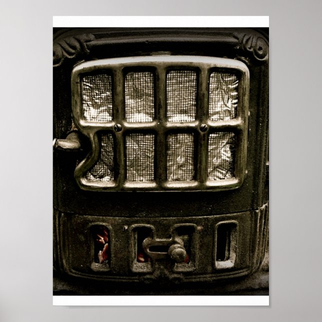 Gamla Järn Parlor Stove Front Poster (Framsidan)