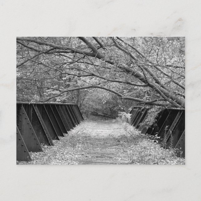 Gamla järnvägsbron vykort (Framsida)