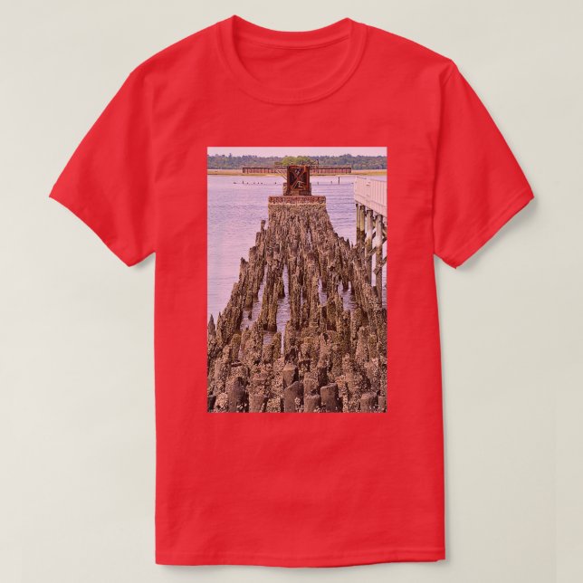 Gamla järnvägstolpar t shirt (Design framsida)