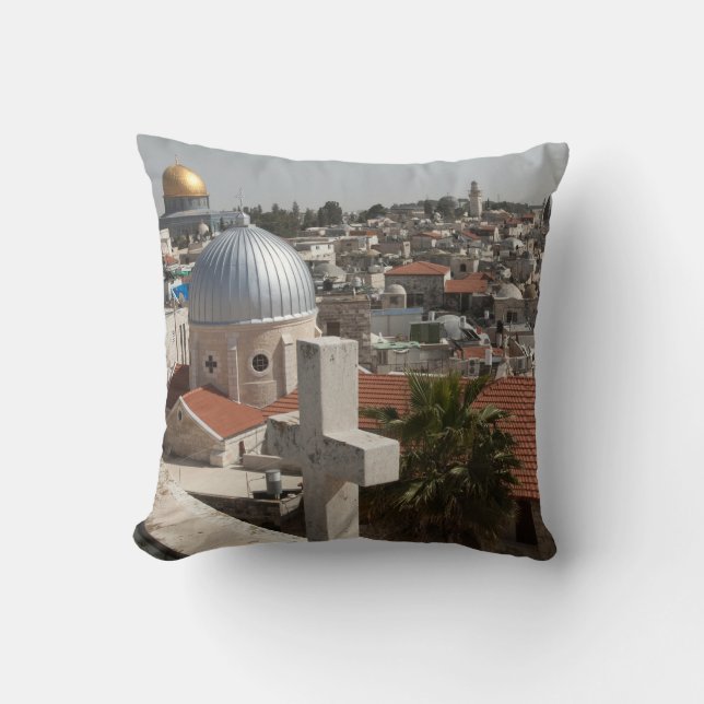 Gamla Jerusalems silhuett Kudde (Framsida)