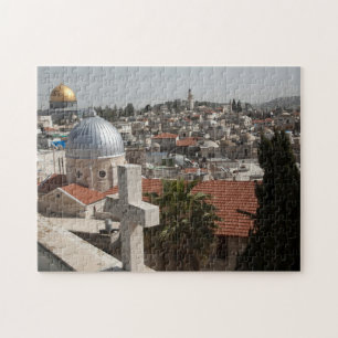 Gamla Jerusalems silhuett Pussel