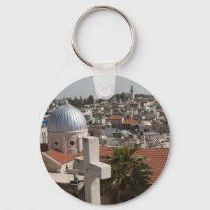 Gamla Jerusalems Skyline Nyckelring