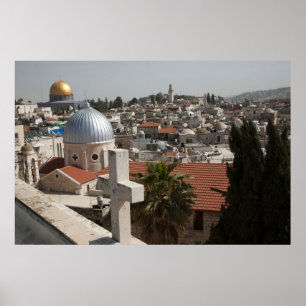 Gamla Jerusalems Skyline Poster