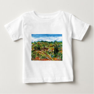 GAMLA JORDBRUKSFÖRETAG, OLIVE TRÄD I TUSCANY LANDS T-SHIRT