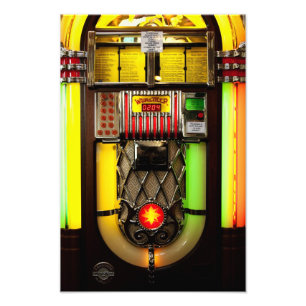 Gamla Jukebox Fototryck