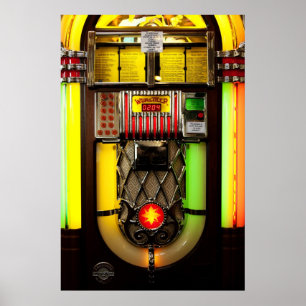 Gamla Jukebox Poster