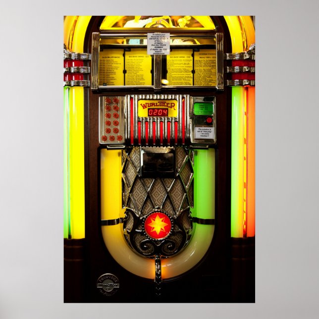 Gamla Jukebox Poster (Framsidan)