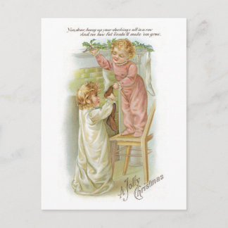 Gamla julafton helg vykort