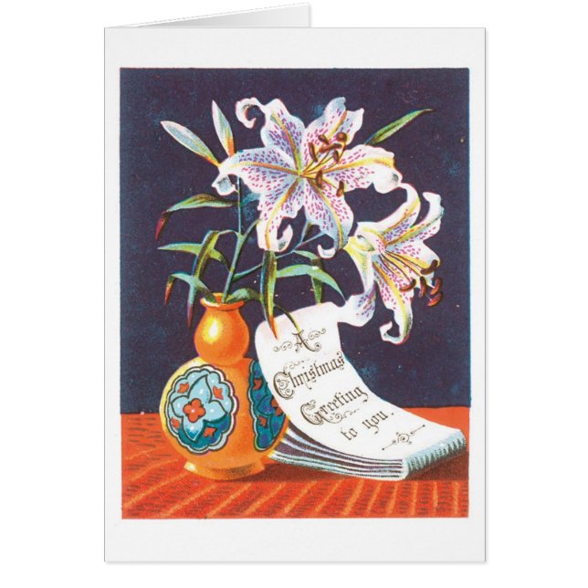 Gamla julen, Lily Hälsningskort (Framsidan)