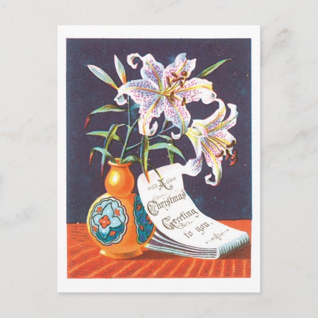 Gamla julen, Lily Helg Vykort (Framsida)