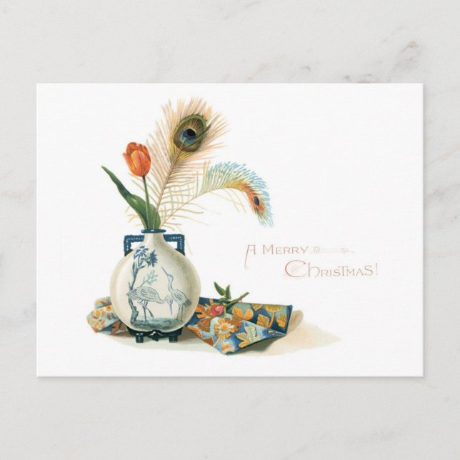 Gamla julen, Oriental stil Helg Vykort (Framsida)