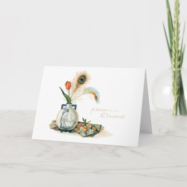 Gamla julen, Oriental stil Helgkort (Framsida)