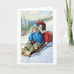 Gamla julen, Sledding Helgkort