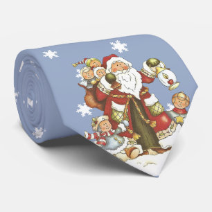 Gamla jultomten med Kids Lantern Snöflingor Blue Slips