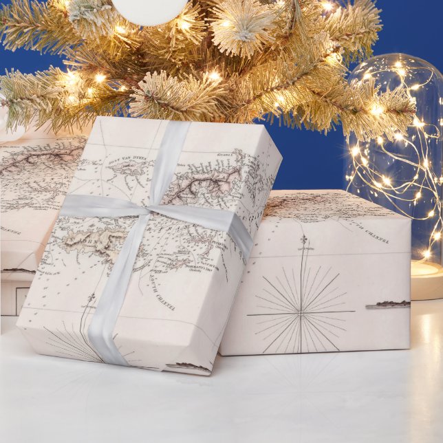 Gamla Jungfruöarna Karta (1821)  Presentpapper (Helgdagar)