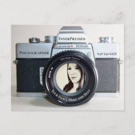 Gamla kameror som tar fotot för fotografer vykort
