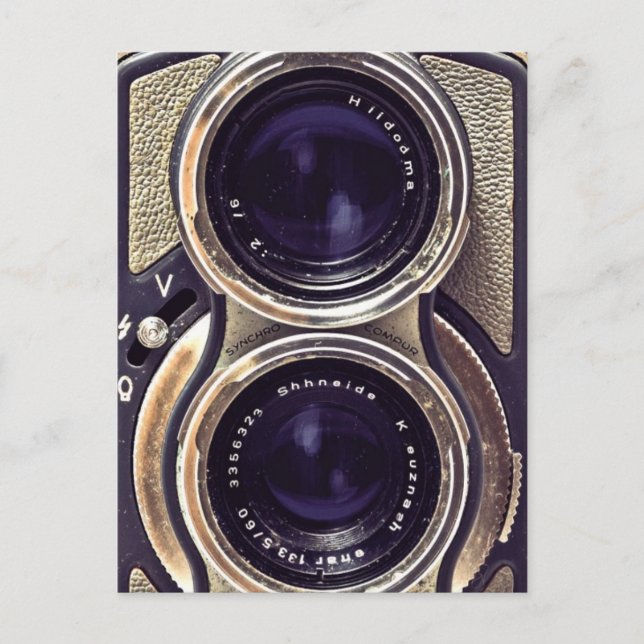 Gamla kameror vykort (Framsida)
