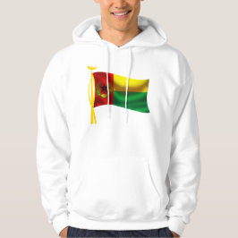 Gamla Kap Verdes historiska Flagga Hoodie