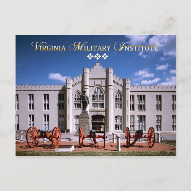 Gamla kasern (Stonewall Jackson Arch), VMI Vykort (Framsida)