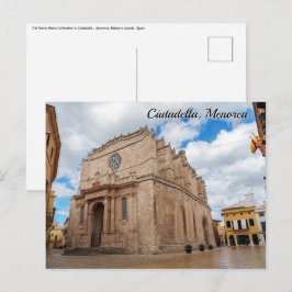 Gamla katedralen Santa Maria i Ciutadella - Menorc Vykort